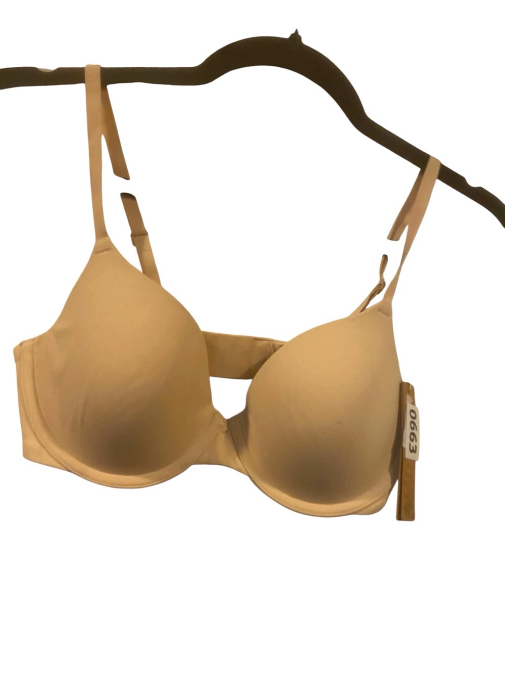 NWT Skims Fits Everybody T-Shirt Bra SAND Size 34B